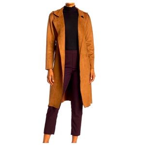 Tahari Faux Suede Jacket
